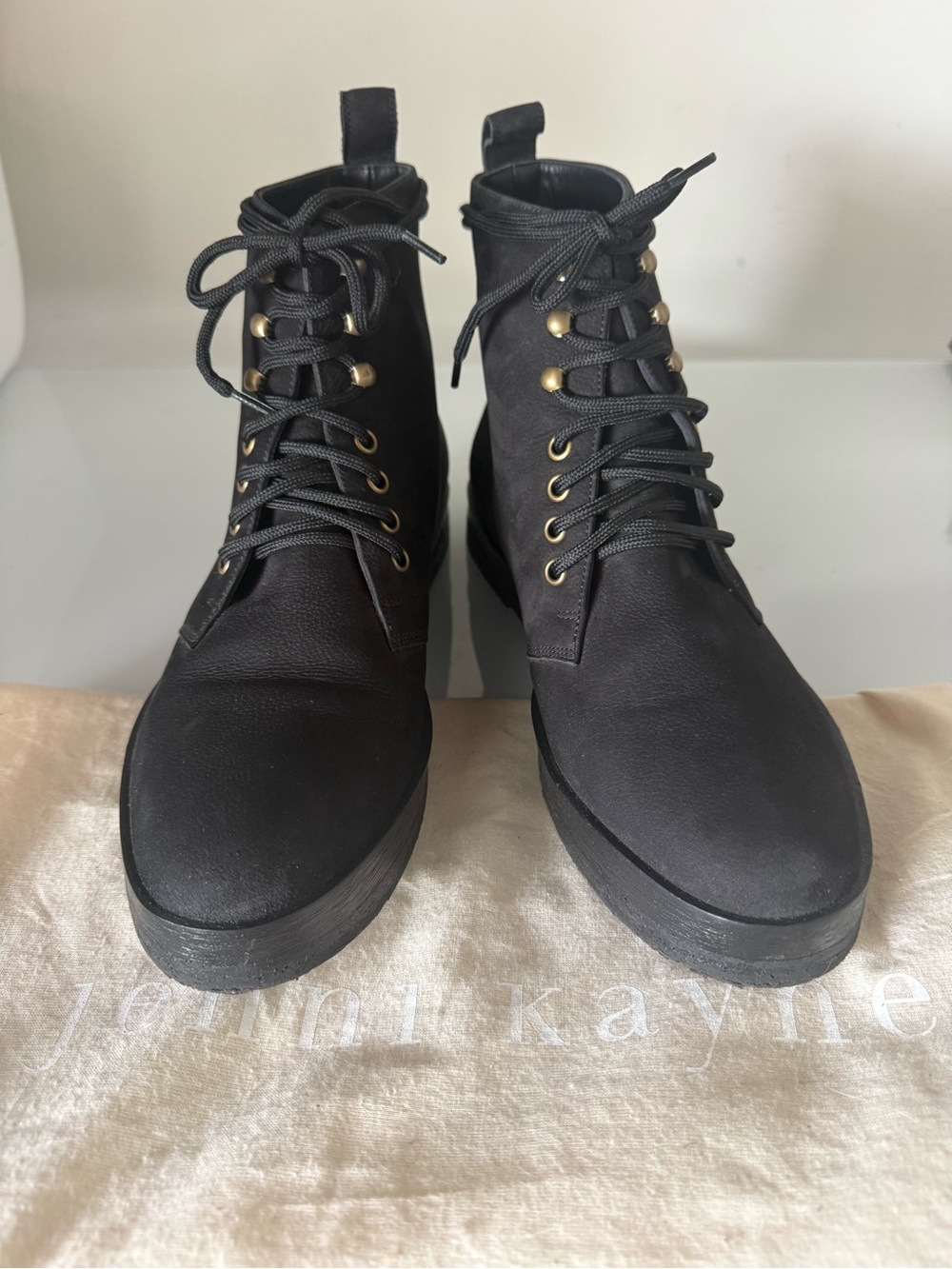 Jenni Kayne Black Suede Canyon Boots, Sz 40 (US 10)